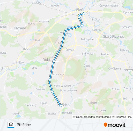OS 307802 Bus Line Map
