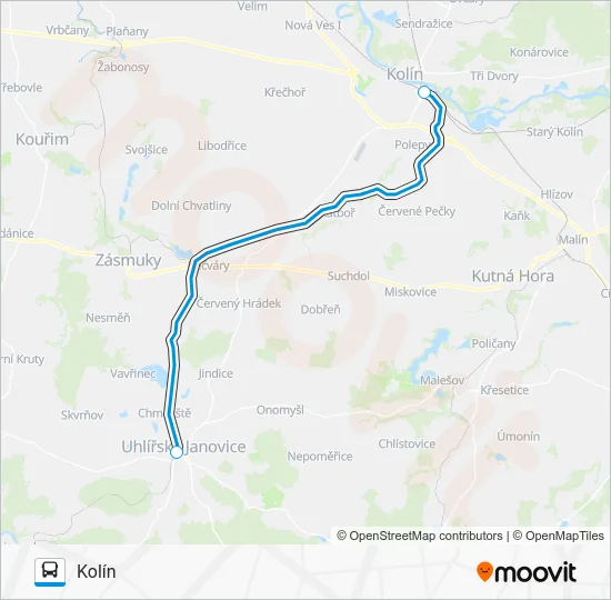 Автобус OS 322205: карта маршрута