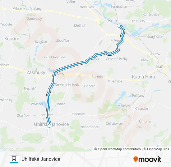 OS 322222 Bus Line Map