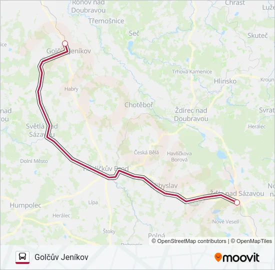 R 300982 Bus Line Map