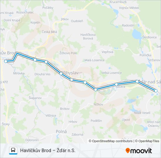 OS 308751 Bus Line Map
