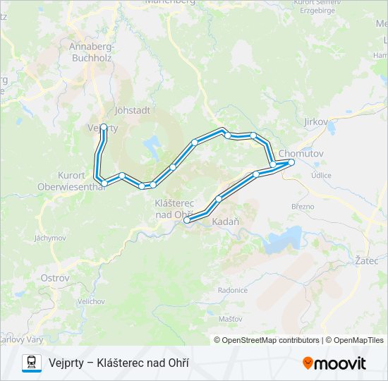 OS 98039 Train Line Map