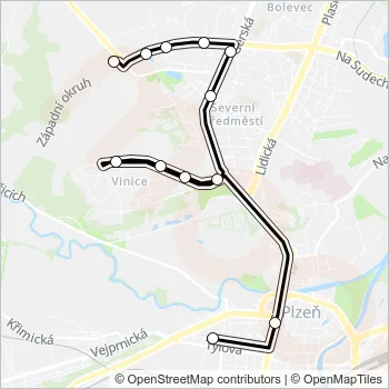 S1 Bus Line Map