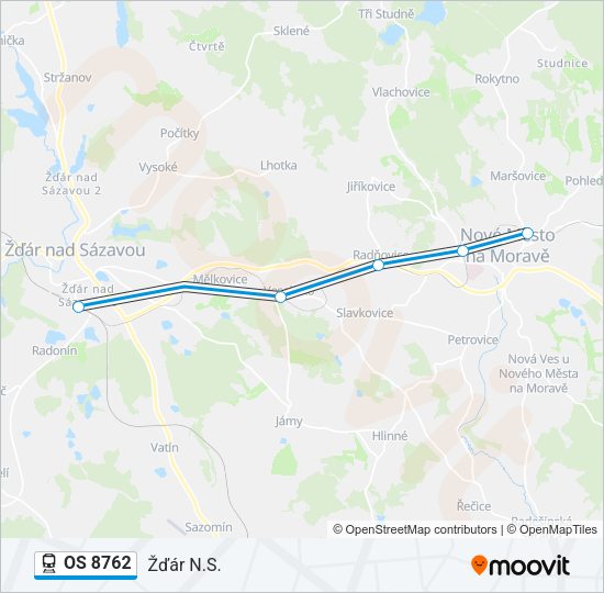 OS 8762 Train Line Map
