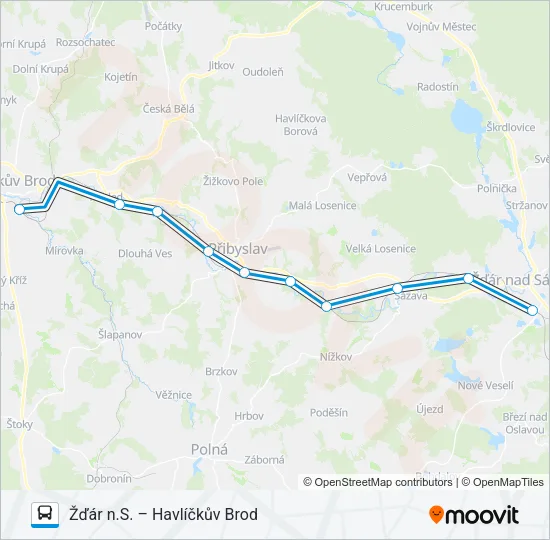 OS 308762 Bus Line Map