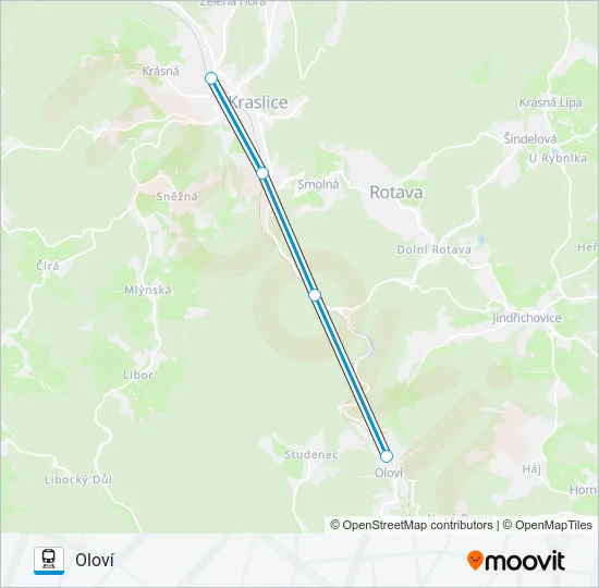 OS 17025 Train Line Map