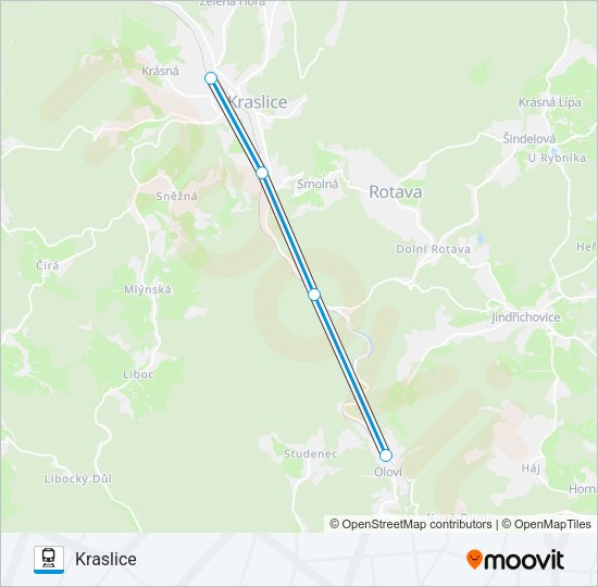 OS 17032 Train Line Map