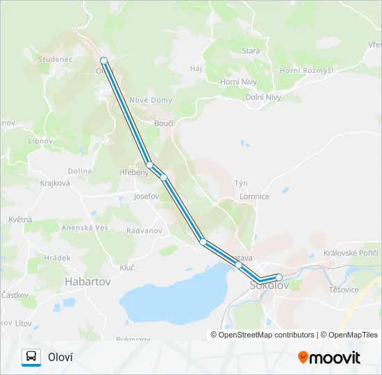 OS 17014 Bus Line Map