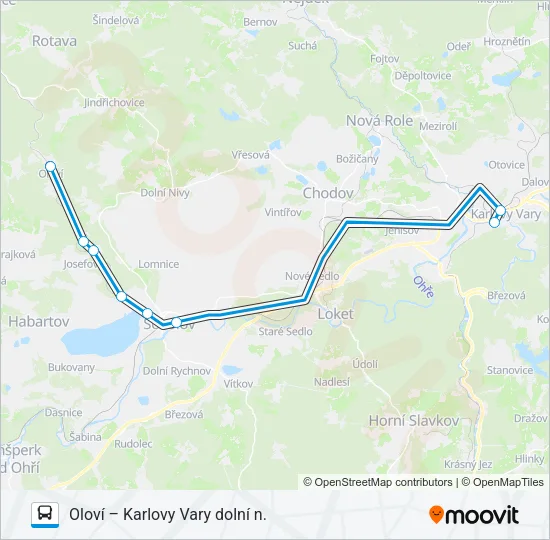 OS 20823 Bus Line Map