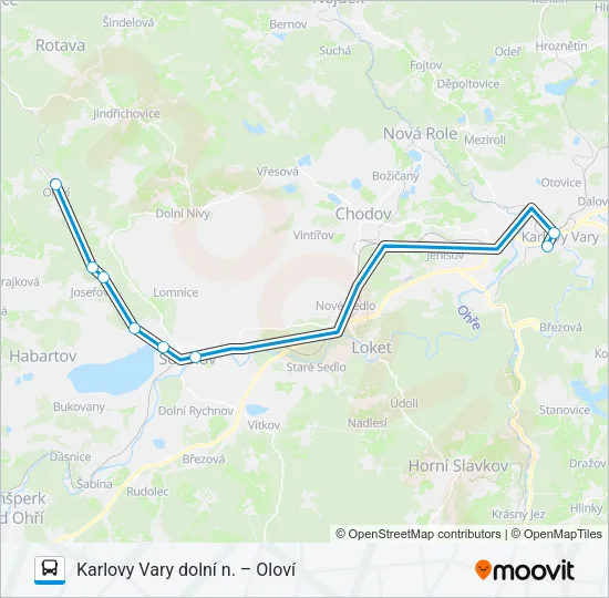 Автобус OS 20836: карта маршрута