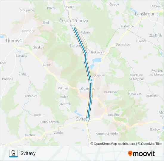 OS 15306 Train Line Map