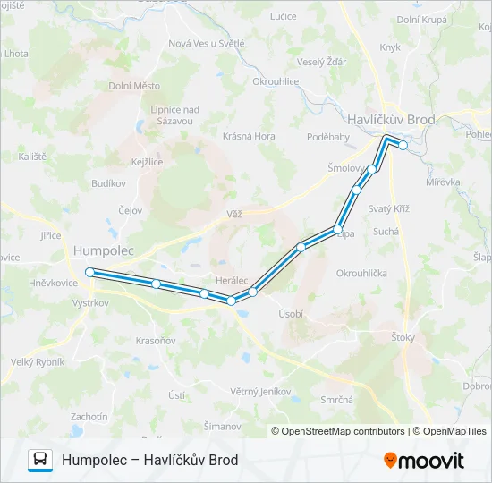 OS 15965 Bus Line Map