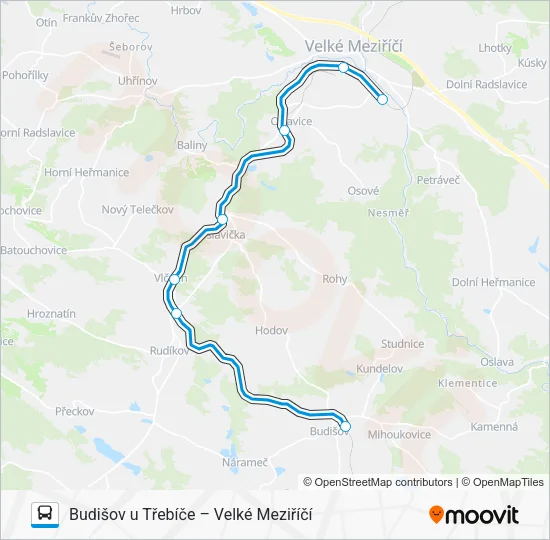 Автобус OS 24960: карта маршрута