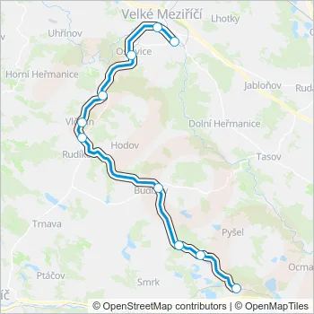 OS 11938 Bus Line Map