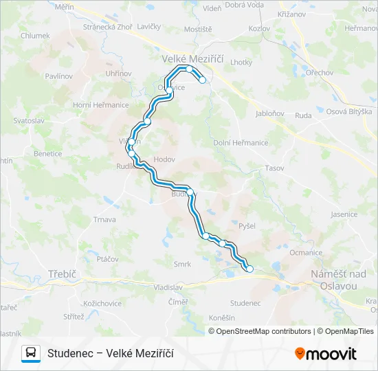 OS 24964 Bus Line Map