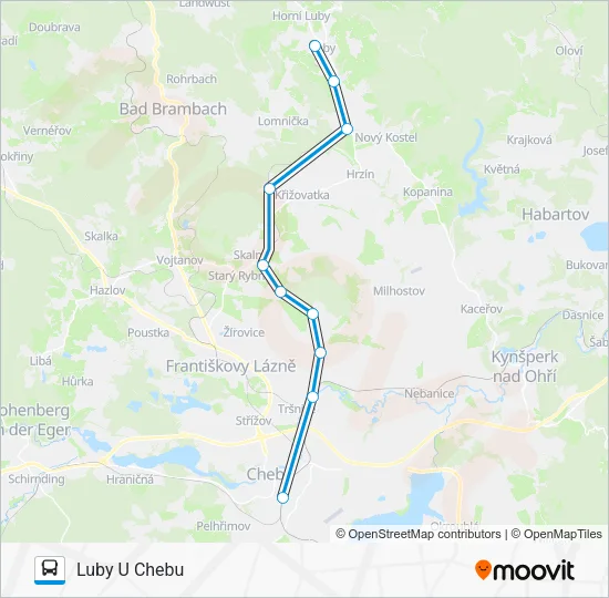 Автобус OS 27210: карта маршрута