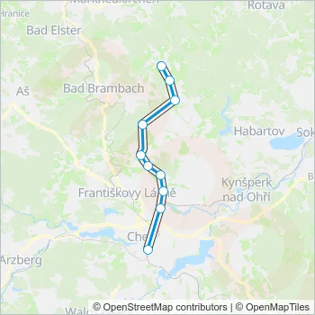 OS 27205 Bus Line Map