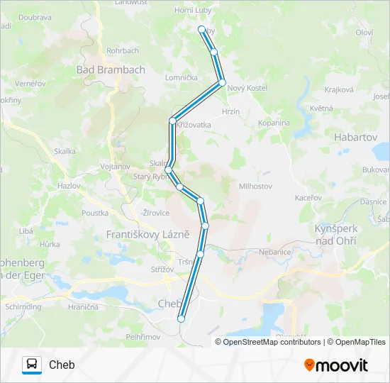Автобус OS 27211: карта маршрута