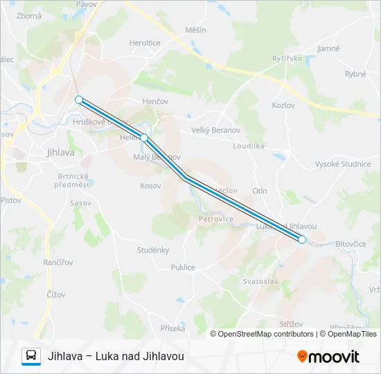 OS 14835 Bus Line Map