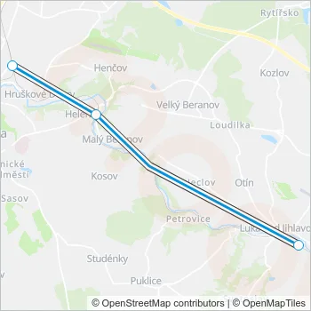 OS 14820 Bus Line Map