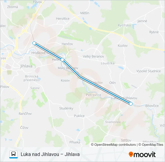 Автобус OS 114834: карта маршрута