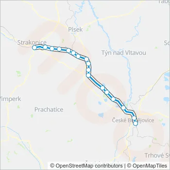 OS 8015 Bus Line Map