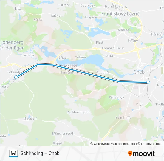 Автобус OS 320874: карта маршрута