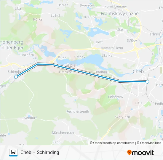 Автобус OS 320881: карта маршрута