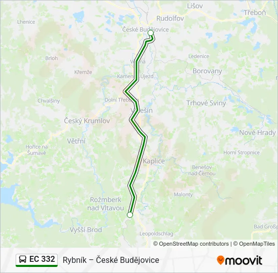 EC 332 Bus Line Map