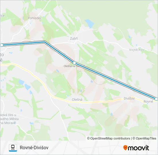 Поезд OS 114901: карта маршрута