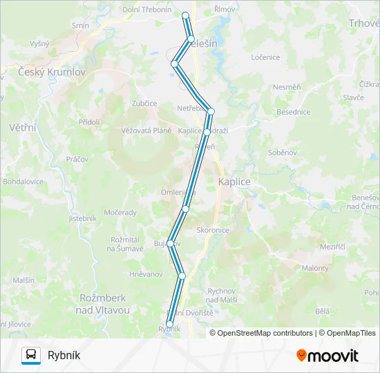 Автобус SP 303803: карта маршрута