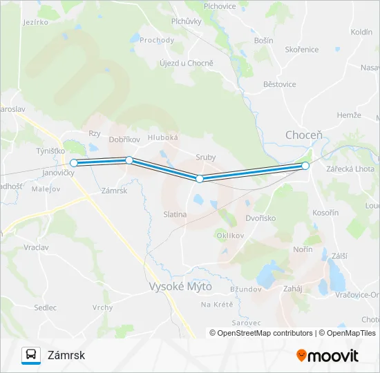 OS 305024 Bus Line Map