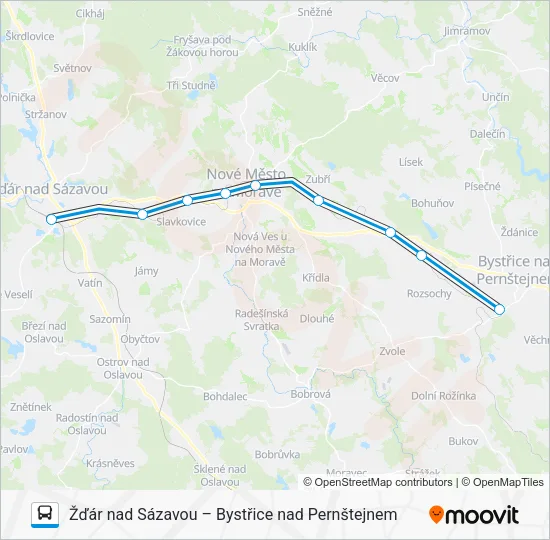 Автобус OS 14903: карта маршрута