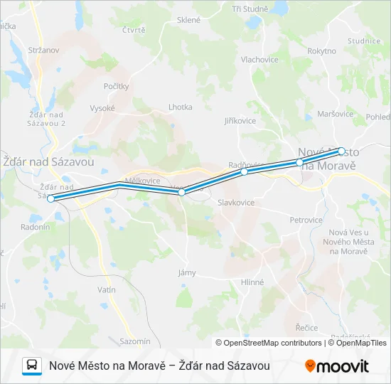Автобус OS 14964: карта маршрута