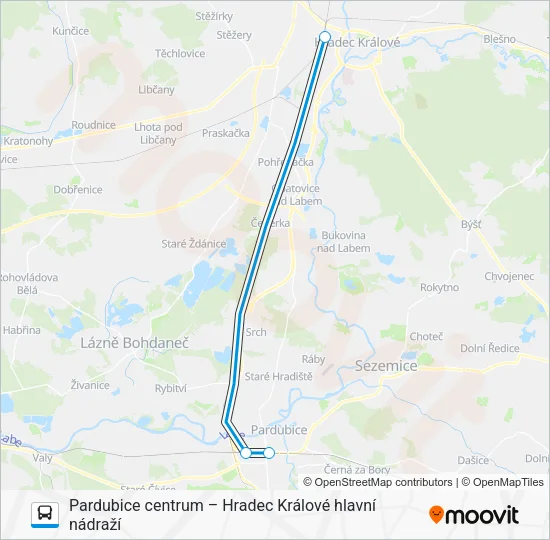Автобус OS 306200: карта маршрута