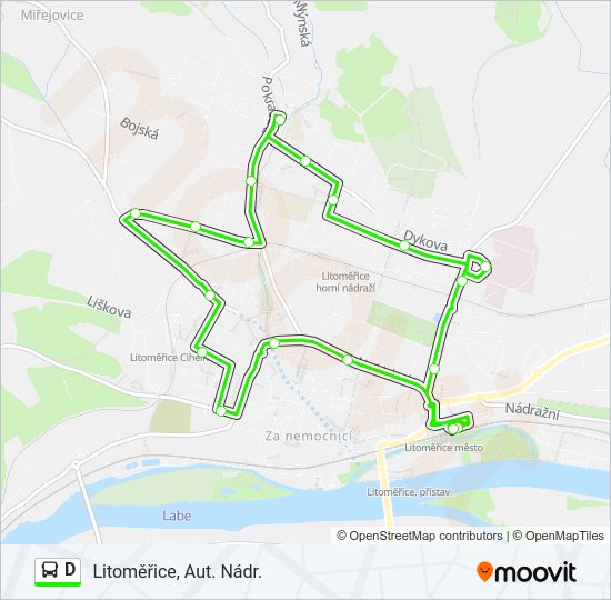 D Bus Line Map