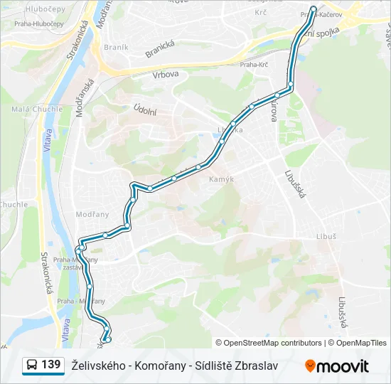 139 Bus Line Map