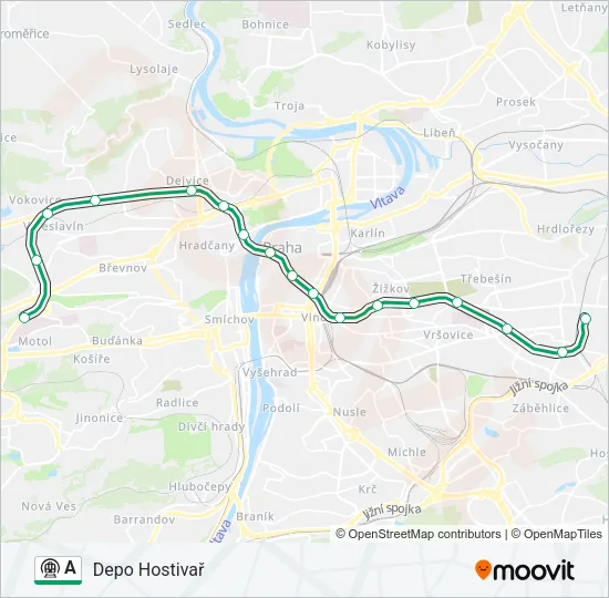 A Subway Line Map