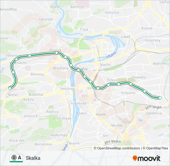 A Subway Line Map