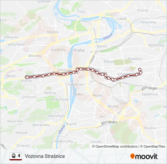 4 Light Rail Line Map