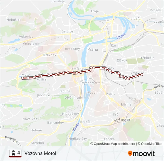 4 Light Rail Line Map
