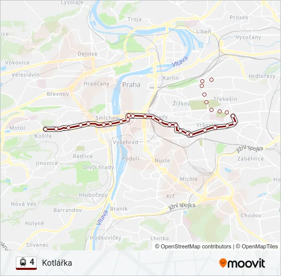 4 Light Rail Line Map
