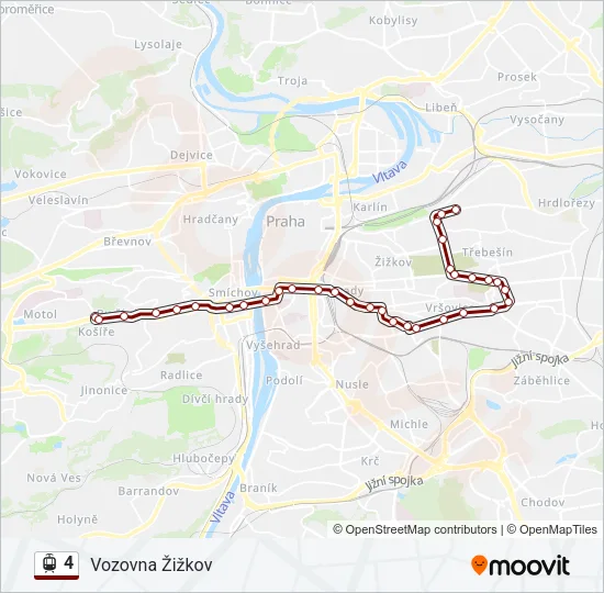 4 Light Rail Line Map