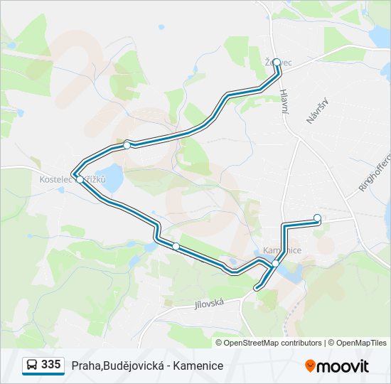  335: карта маршрута
