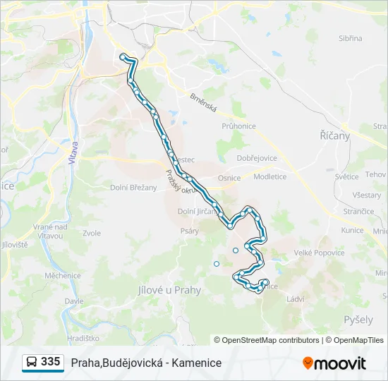 335  Line Map