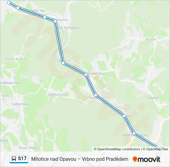 S17 Bus Line Map