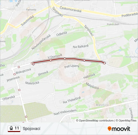 11 Light Rail Line Map