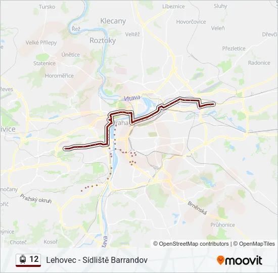 12 Light Rail Line Map