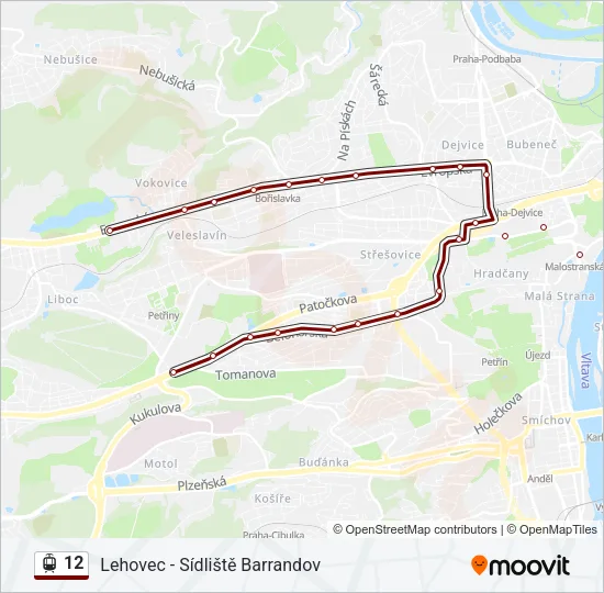 12 Light Rail Line Map