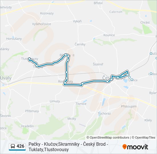 426 bus Line Map